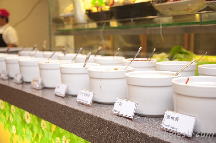 assorted dipping sauce