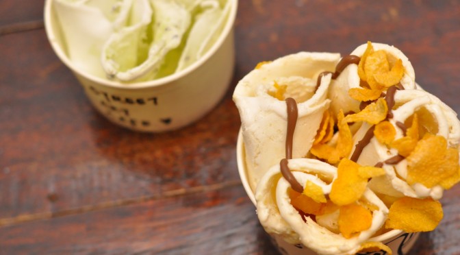 Fried Ice Cream at Street Art Cafe Lebuh Cina Penang