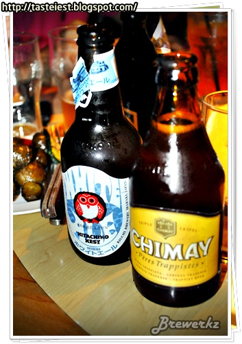 Hitachino White  and Chimay Blanche 