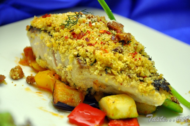 Macadamia Crusted Fish Fillet