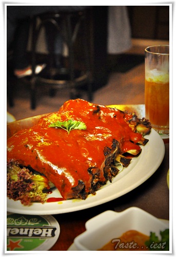  Whole Rack of BBQ Pork Ribs 