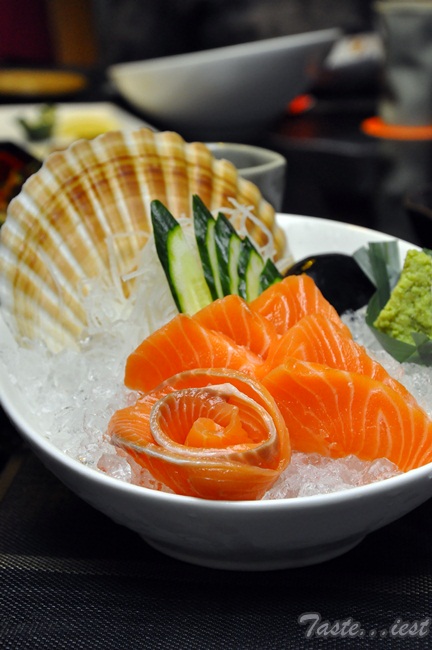 Salmon Belly Sashimi