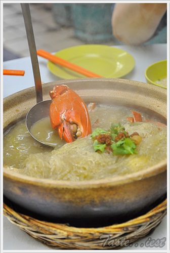 Claypot Glass Noodle Crab