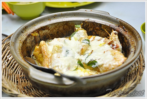 Claypot Cheese Prawn
