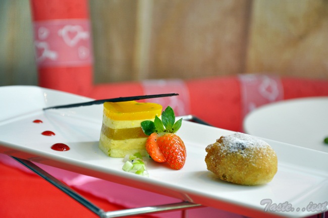 picy Mango Cheese Cake and Deep Fried Iced Chocolate